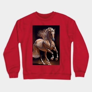 Lusitano Horse - Oil Paint Crewneck Sweatshirt